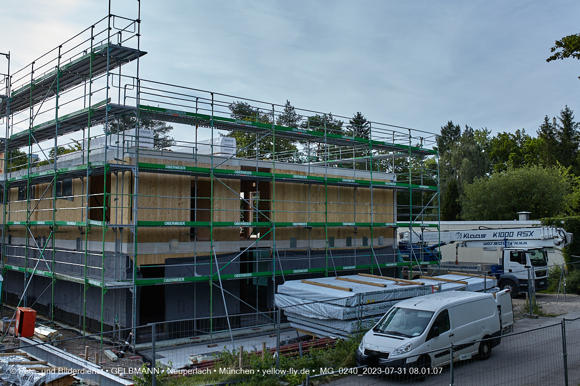 31.07.2023 - Baustelle Haus für Kinder in Neuperlach